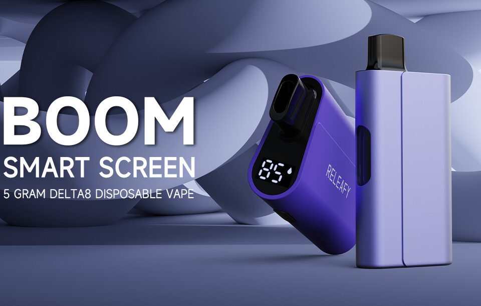 BOOM-RELEAFY smart screen box disposable vape