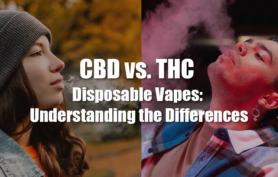 CBD vs. THC Disposable Vapes