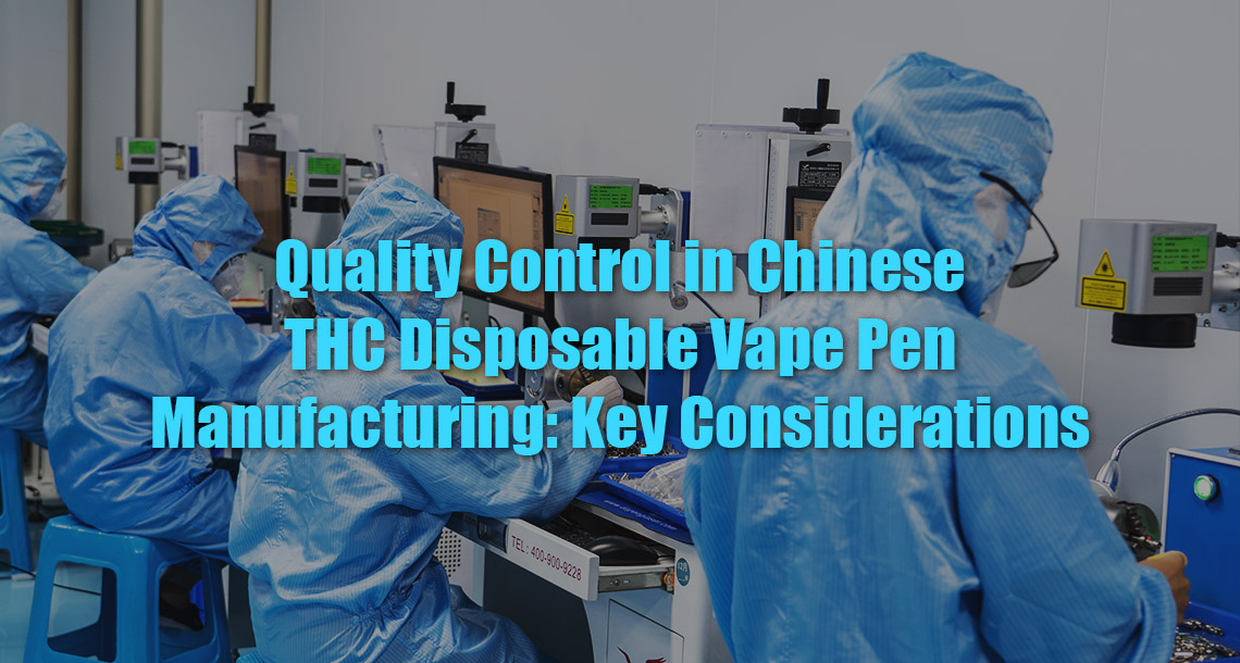 Quality Control in Chinese THC Disposable Vape Pen Manufacturing